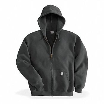 CARHARTT Hooded Swtshrt Blk 50Cotton/50PET M, 3PGZ9