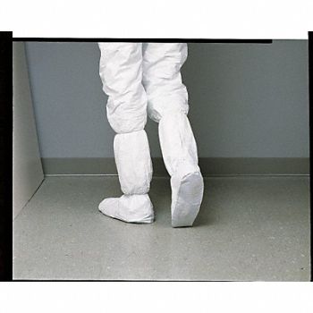 DUPONT D2225 Boot Covers M White ISO 6 PK200, 3PLJ8
