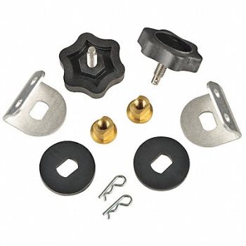 BULLARD Faceshield Mounting Kit Nylon Black, 3PUR7