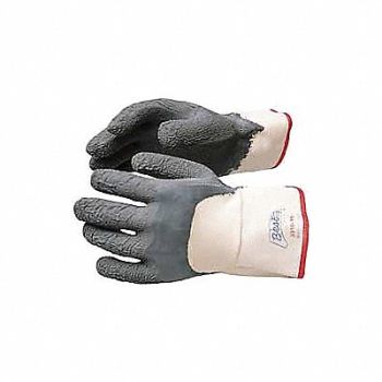 SHOWA Coated Gloves Gray White 10 PR, 3PVC2