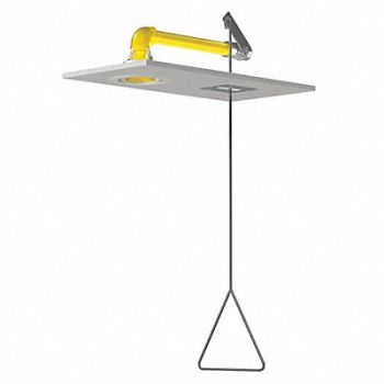 BRADLEY Emergency Shower Horizontal Flush 20 gpm, 3PVF9