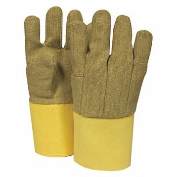 NATIONAL SAFETY APPAREL Thermal Gloves Brown PBI/Kevlar(R) PR, 3PWJ4