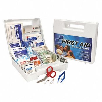 FIRST AID ONLY First Aid Kit Bulk White 181 Pcs, 3PWN4
