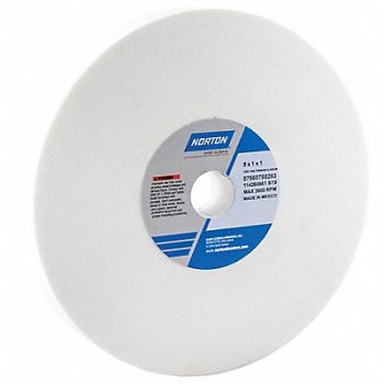 NORTON Grinding Wheel T1 8x1x1 AO 150G White, 3PY82