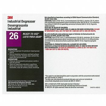 TOLCO Secondary Bottle Label Gloss Paper PK12, 3RA85