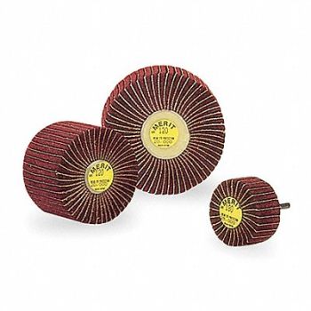 MERIT Flap Wheel 2 in Dia 1 in W P320 Grit, 3RB93