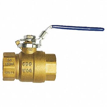 MILWAUKEE VALVE Brass Ball Valve Inline FNPT 2 in, 3RCF4