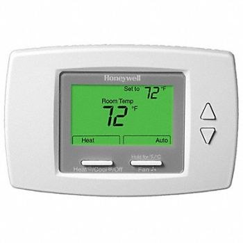 HONEYWELL Fan Coil Tstat Digital 2 or 4 Pipe 24V, 3RCK9