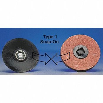 MERIT Quick-Change Sanding Disc 2 in Dia TP, 3RE42
