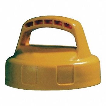 OIL SAFE G3511 Storage Lid HDPE Yellow, 3REF5