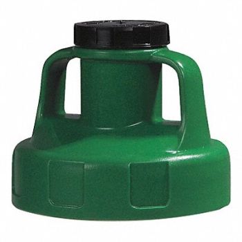 OIL SAFE G3512 Utility Lid w/2 In Outlet Mid Green, 3REG2