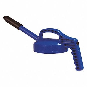 OIL SAFE G3513 Stretch Spout Lid w/0.5 In Outlet Blue, 3REG9