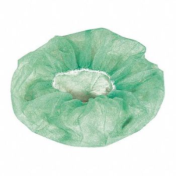 CELLUCAP E9210 Bouffant Cap Green Universal PK100, 3RKT6