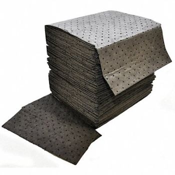 SPILFYTER Absorbent Pad Universal Gray PK100, 3RPJ9