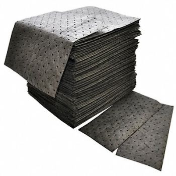 SPILFYTER Absorbent Pad Universal Gray PK100, 3RPK1