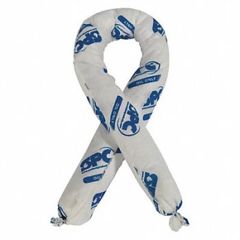 BRADY SPC ABSORBENTS Absorb Sock Oil-Based Liquids 4ft L PK30, 3RPV6
