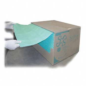 SPILFYTER Absorbent Pad Universal Green PK100, 3RPY4