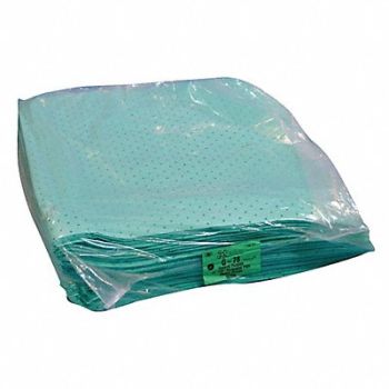 SPILFYTER Absorbent Pad Universal Green PK50, 3RPY5