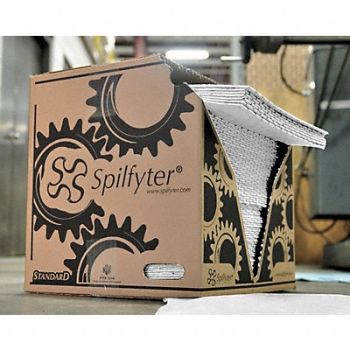 SPILFYTER Absorb Pad Oil-Based Liquids White PK200, 3RPZ4
