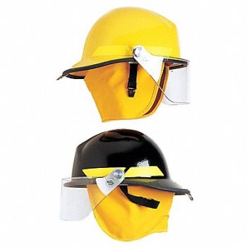 BULLARD Fire Helmet Red Modern, 3RRN4