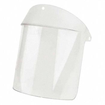 OBERON COMPANY Faceshield Visor Polycarb Clr 8x14in, 3RTK7