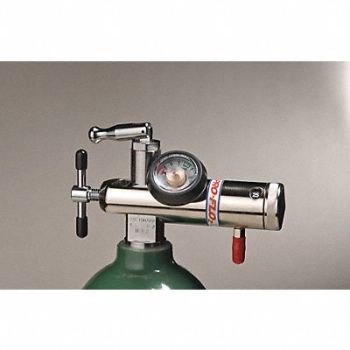 GRAINGER APPROVED Oxygen Regulator 6 1/2 In L Right Handed, 3RTR5