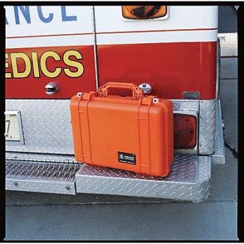 PELICAN Protective Case Orange 18-1/2 in.L, 20FZ42