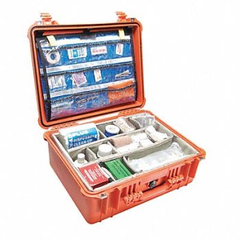 PELICAN EMS Case Orange 20.62 x 16.62 x 8.12 In, 3RRL9