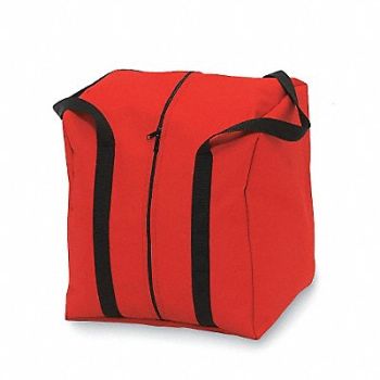 GRAINGER APPROVED Gear Bag 19-1/2 Wx 17 Dx 15-1/2 In H Red, 3RUA3