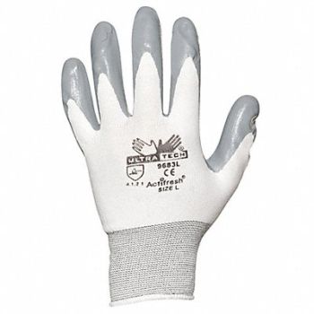 MCR SAFETY Coated Gloves Nylon XS PR, 48GK81