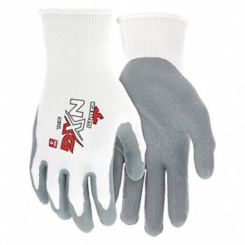 MCR SAFETY Coated Gloves Nylon M PR, 8NFC7