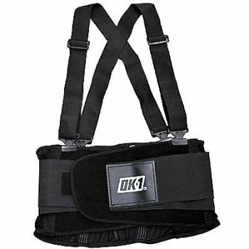 OK-1 Back Support W/Suspenders Contoured 3XL, 3RUT6