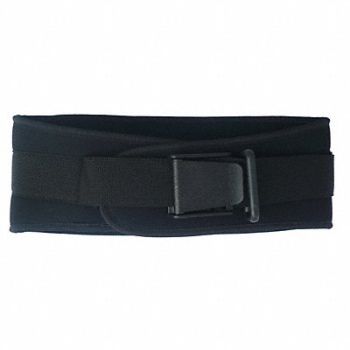 CONDOR D0715 Back Support Black 6 in Wide Nylon 2XL, 3RUX1