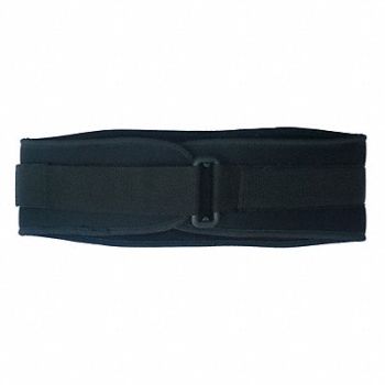 CONDOR D0717 Back Support Black 6 in Wide Nylon 2XL, 3RUY2