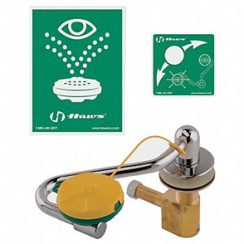 HAWS Eyewash Deck Mount 11-1/2 W 11-1/2 D, 3RVF6