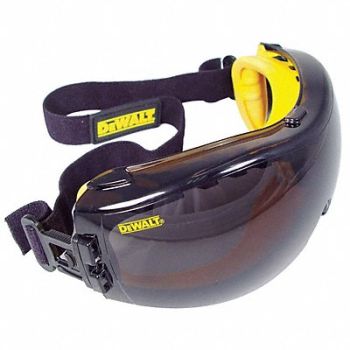 DEWALT Impct Rstnt Goggls Antfg Scrch Rstnt Smk, 3RYH5