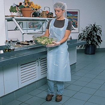 CELLUCAP Disposable Bib Apron White PK100, 3RYU4