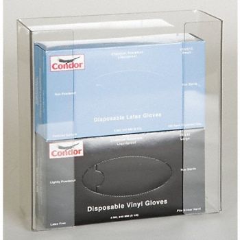 GRAINGER APPROVED Glove Box Dispenser 2 Boxes, 3RZT2