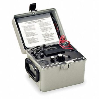 MEGGER Phase Sequence/Motor Rotation Tester, 3T838