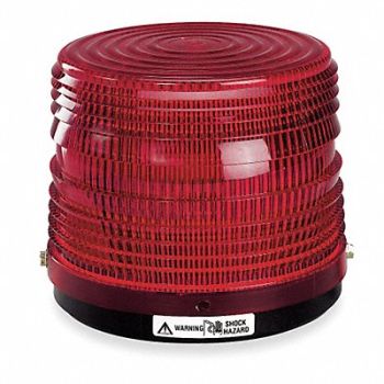FEDERAL SIGNAL Warning Light Strobe Tube Red 120VAC, 3T947