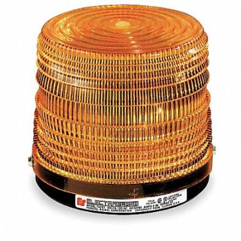 FEDERAL SIGNAL Warning Light Strobe Tube Amber 120VAC, 3T948