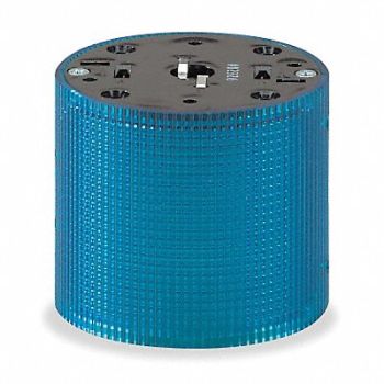 FEDERAL SIGNAL Tower Light Module 120V 100mm Blu, 3T951