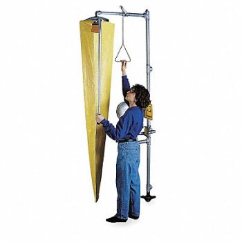 BRADLEY Emergency Shower Tester Yellow, 3T955