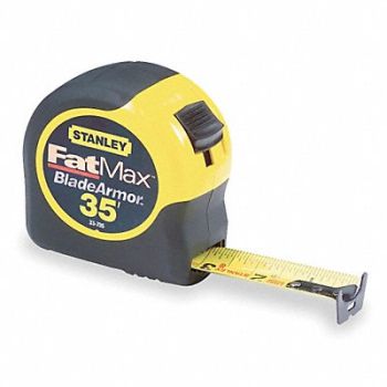STANLEY Tape Measure 1-1/4 Inx35 ft Yellow/Black, 3TB92