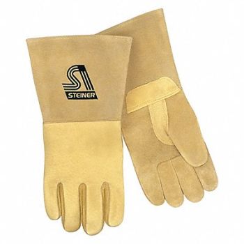 STEINER INDUSTRIES Welding Gloves MIG/Stick Application PR, 56LX55