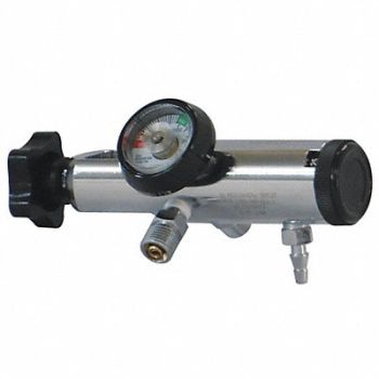 LIFE CORP Brass Oxygen Regulator, 3TCP8