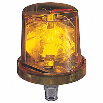 FEDERAL SIGNAL Warning Light Incandescent Amber 120VAC, 3TCU8