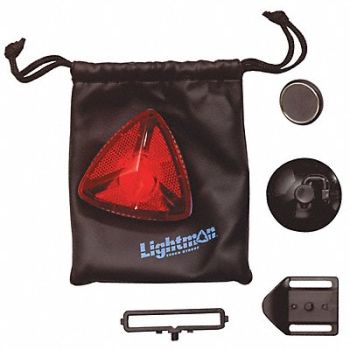 GRAINGER APPROVED Safety Strobe Kit Red, 3TCW5
