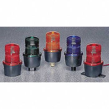 FEDERAL SIGNAL Strobe Light Red Surf Round 3-1/8 Dia, 3TDG4
