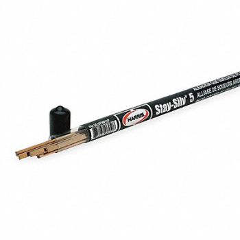HARRIS Brazing Rod 1/8x20 1190-1500 F PK7, 3THF9